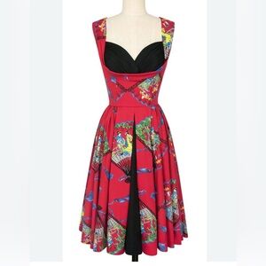 NWT Trashy Diva Red Fans Honey Dress size 14